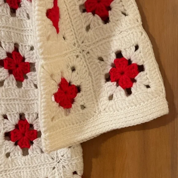 Crochet Granny Square Cardigan - Picture 3 of 5